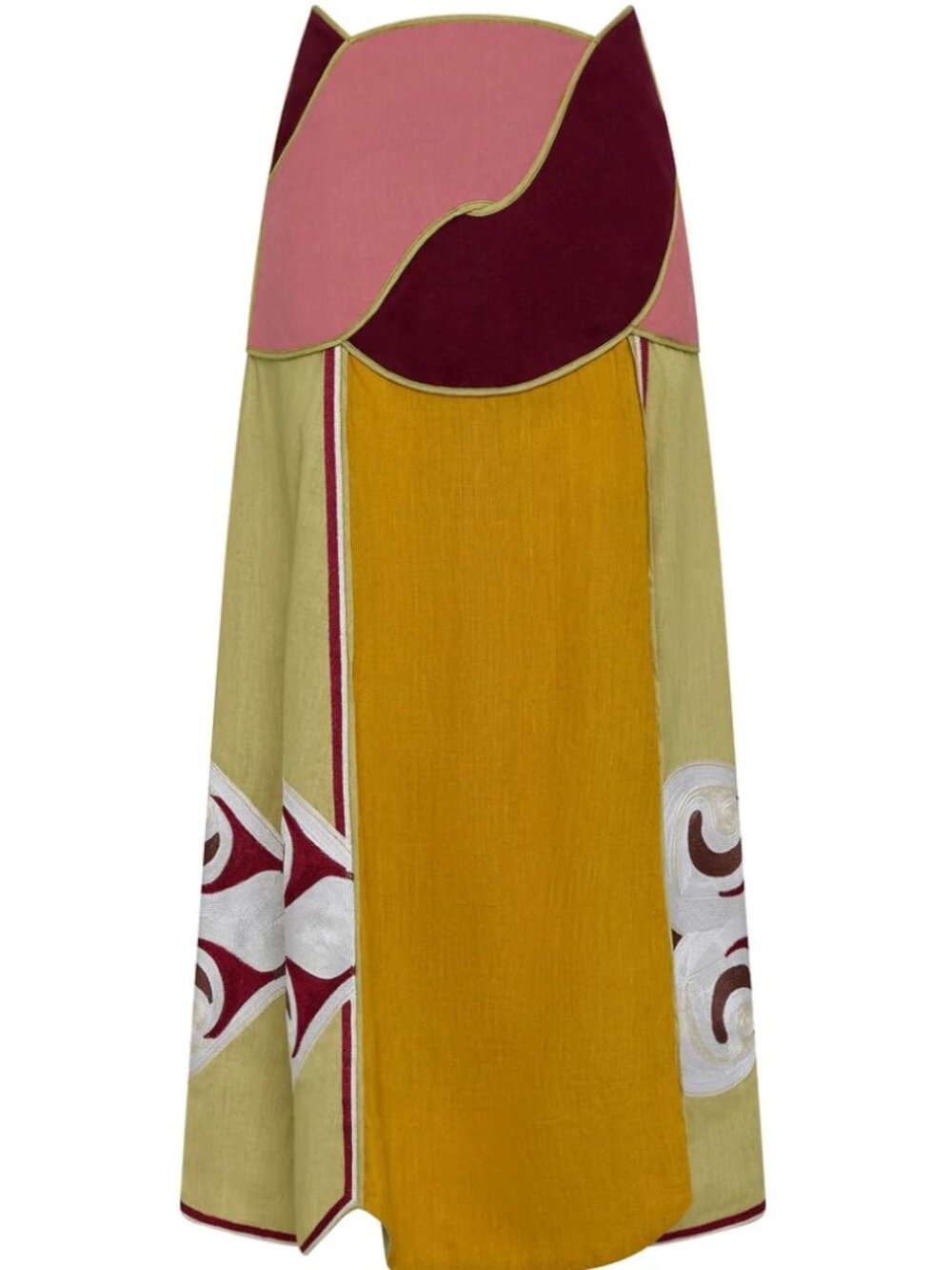 Antipodean Linen Midi Skirt